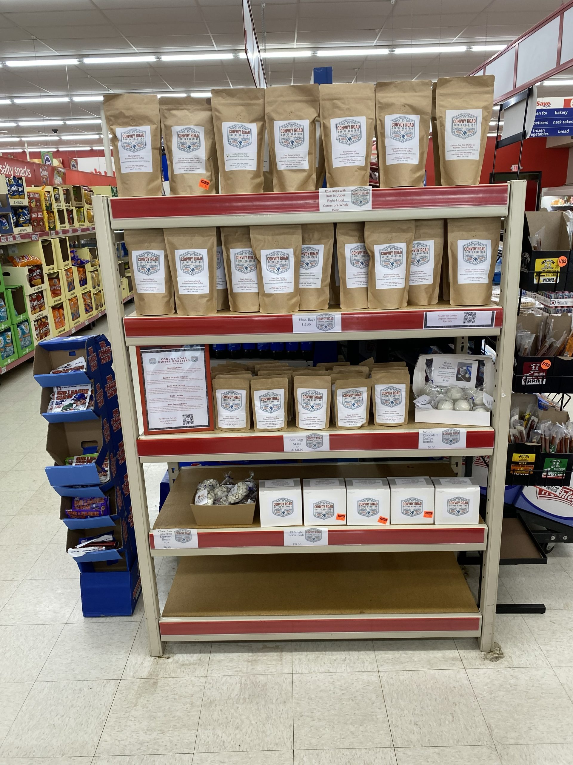 coffee in the grocery store